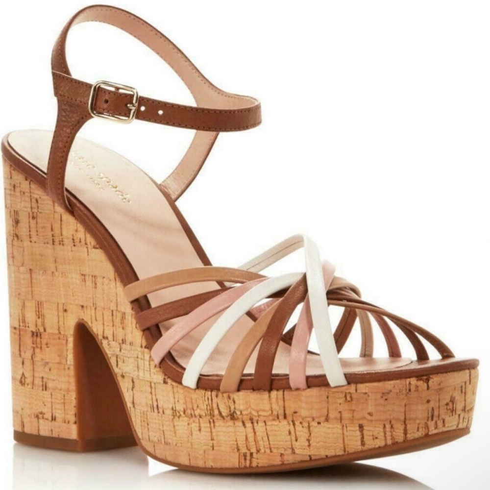KATE SPADE Glow Multi Toast Platform Sandals